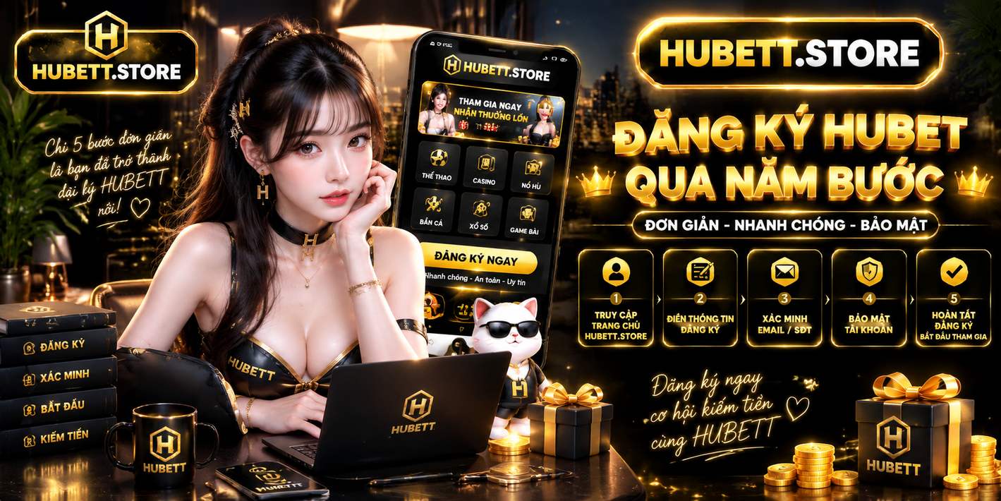 Đăng Ký HUBET Qua Năm Bước