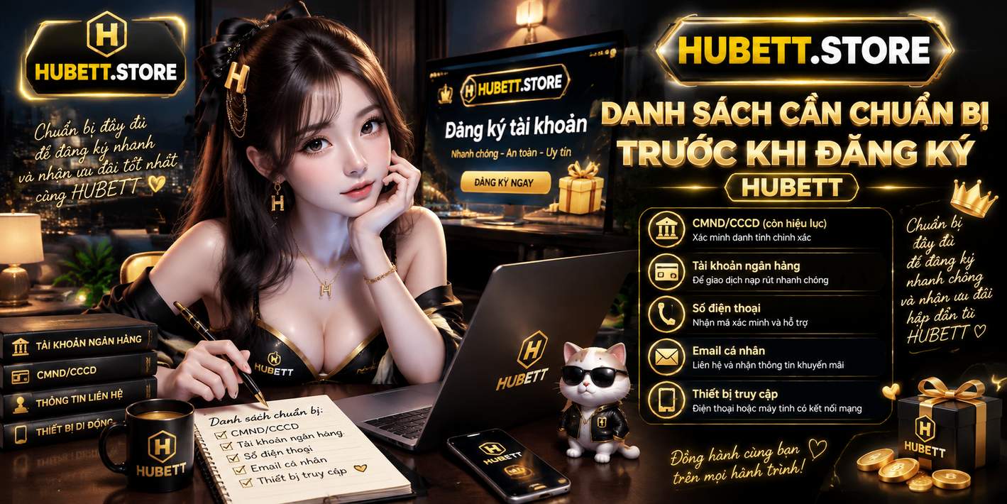 Danh Sách Cần Chuẩn Bị Trước Khi Đăng Ký HUBET