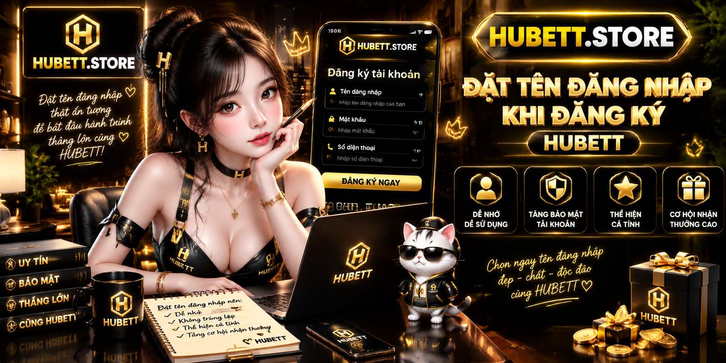Đặt Tên Đăng Nhập Khi Đăng Ký HUBET