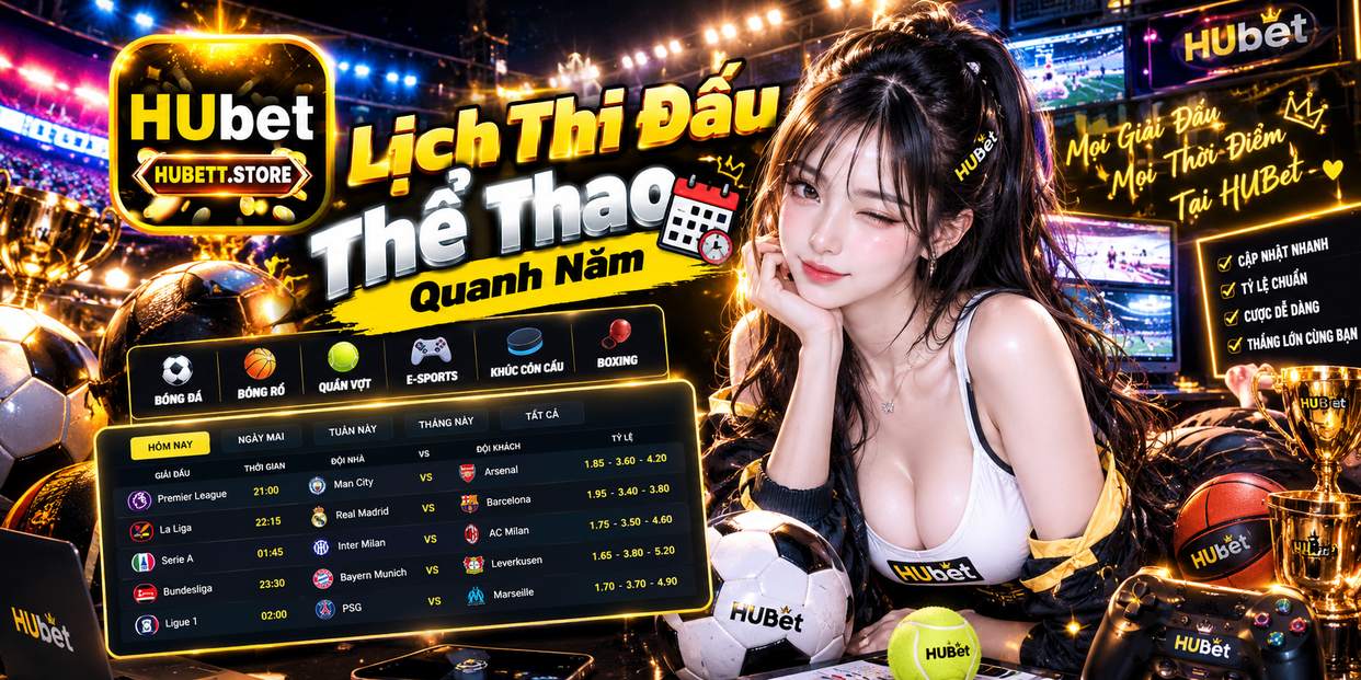 Lịch Thi Đấu Thể Thao Quanh Năm