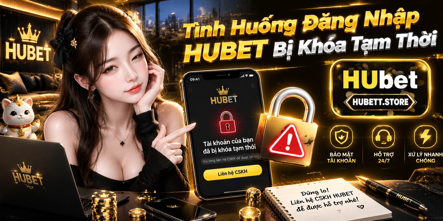 Tình Huống Đăng Nhập HUBET Bị Khóa Tạm Thời